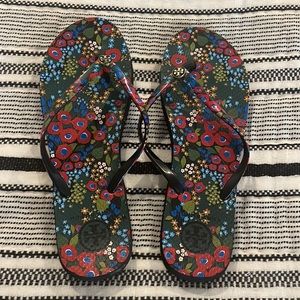 Tory Burch flip flops size 10